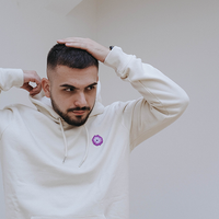 Qima Heilung Hoodie (Natural Raw) - Priba Printworks