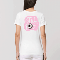 Kuttergarten Still Lost Girlie Shirt (white/rosa) - Priba Printworks