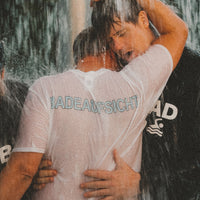 Proseccolaune „Freibad Damm“ Badeaufsicht Shirt (white) - Priba Printworks