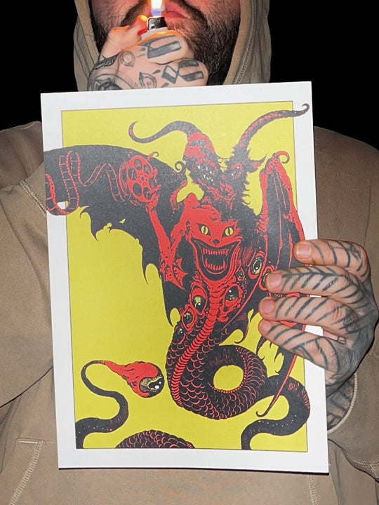 Obscenema Baphomet Print DIN A4 (Pre Sale)