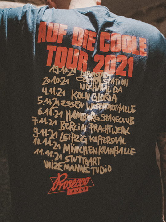 Proseccolaune „Auf die coole Tour“ Shirt 2021