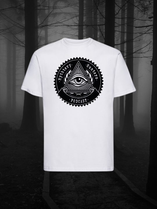 Mythtery Hunters Mythterious Shirt (white)