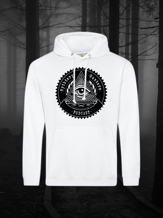 Mythtery Hunters Mythterious Hoodie (white)